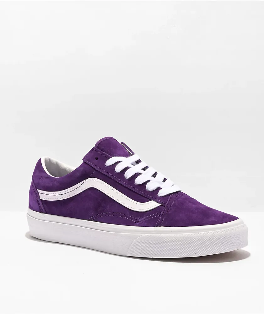 Vans Old Skool Acai Pig Suede Skate Shoes