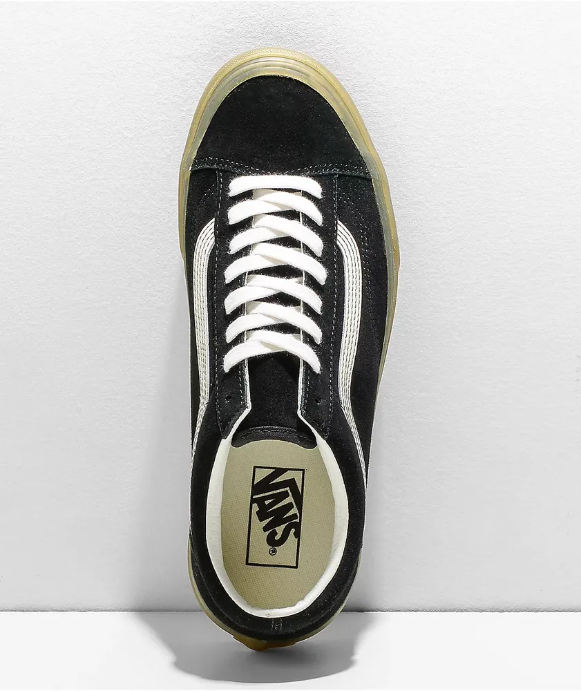 Vans Old Skool Black, Marshmallow, & Double Light Gum Skate Shoes