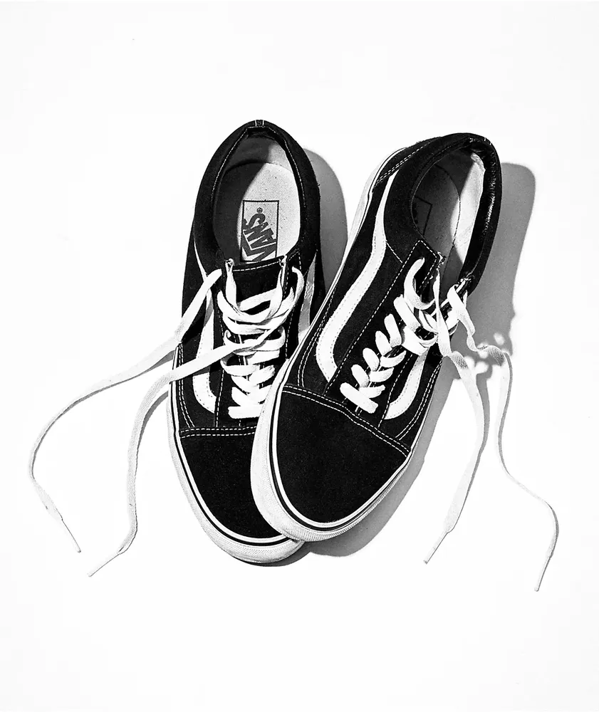 Vans Old Skool Black & White Skate Shoes