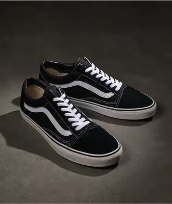 Vans Old Skool Black & White Skate Shoes