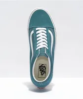 Vans Old Skool Blue Coral & White Skate Shoes