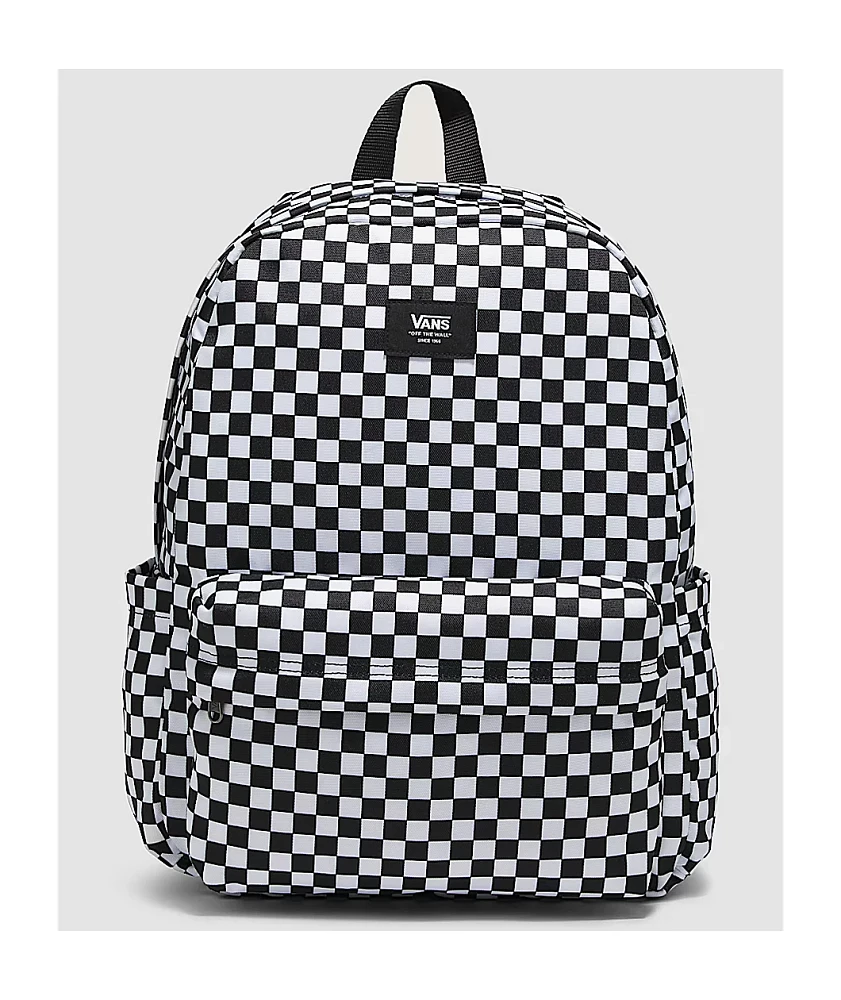 Vans Old Skool Checkerboard White & Black Backpack