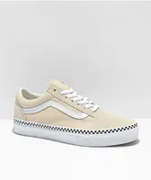 Vans Old Skool Checkered Foxing Turtledove Skate Shoes