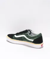 Vans Old Skool ComfyCush Trip Black & Green Tie Dye Skate Shoes