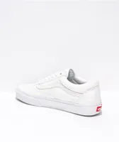 Vans Old Skool DIY Checkerboard True White Skate Shoes