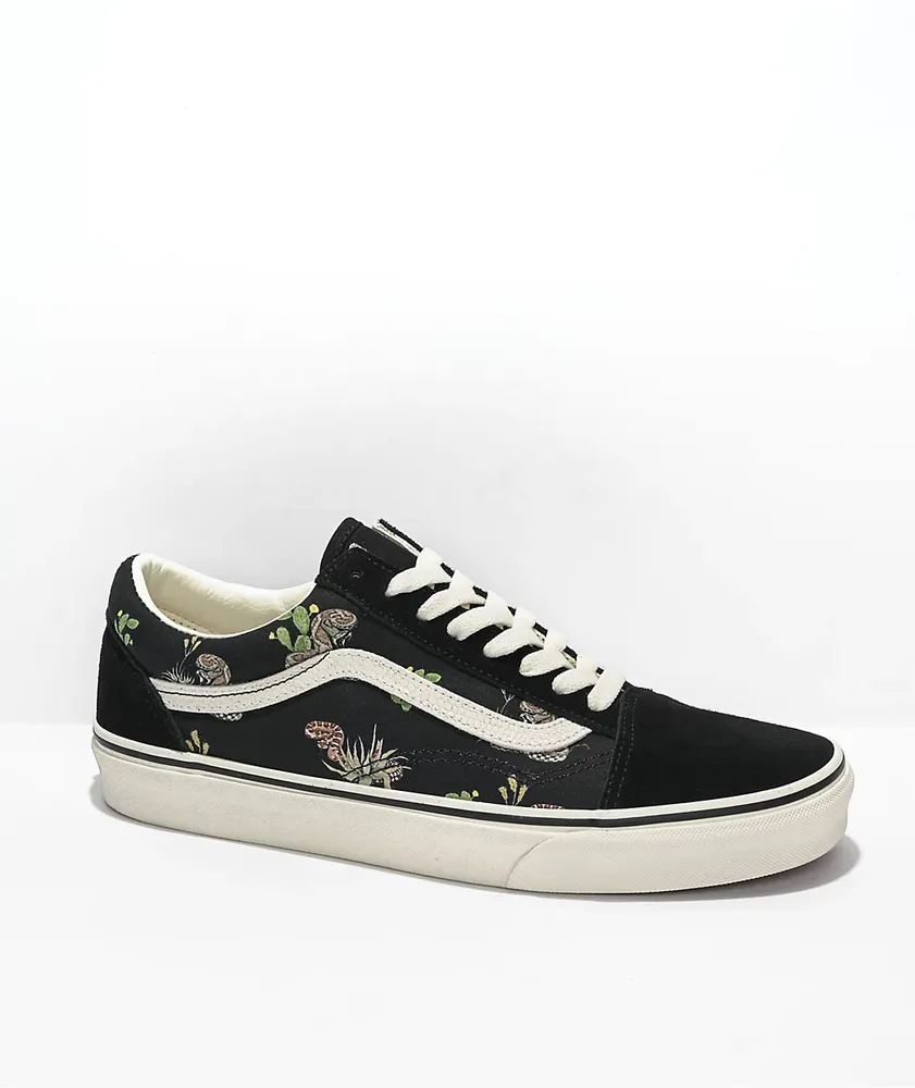 Vans Old Skool Desert Snake Black Skate Shoes