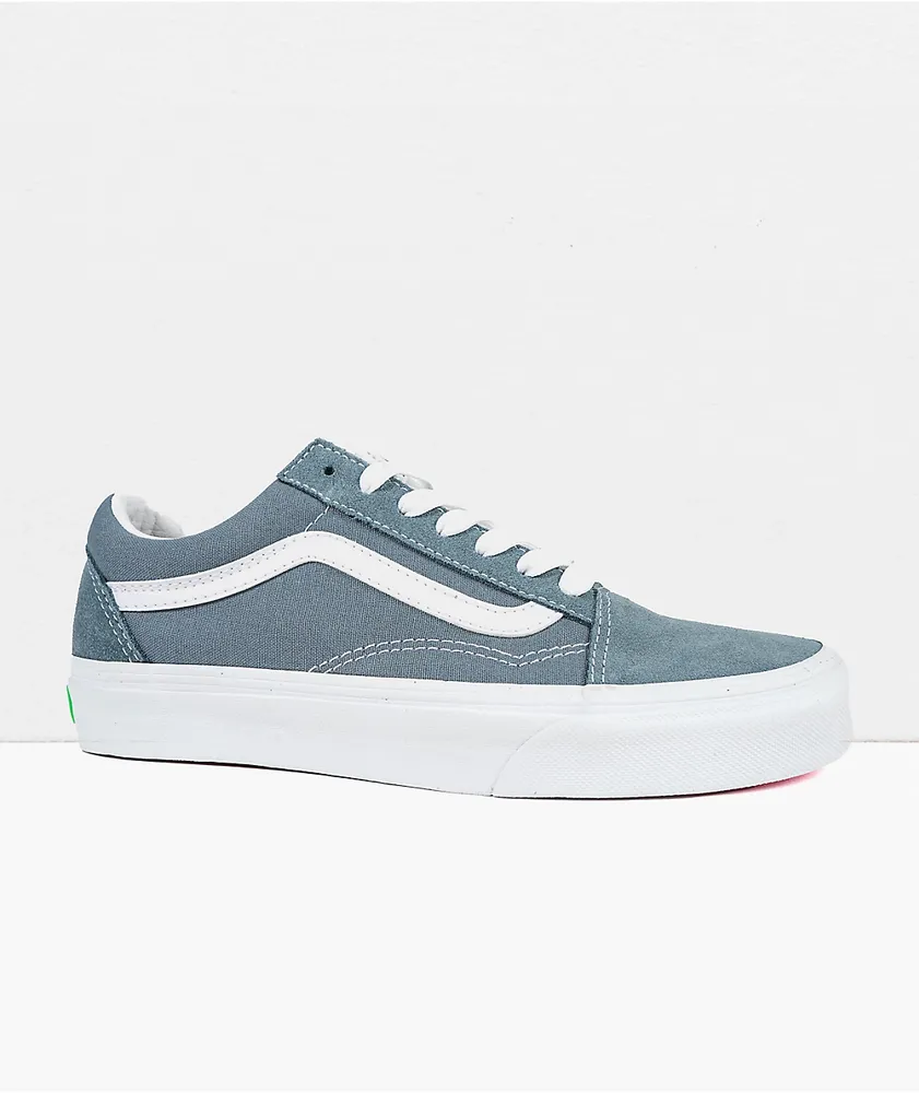 Vans Old Skool Glow Blue Skate Shoes