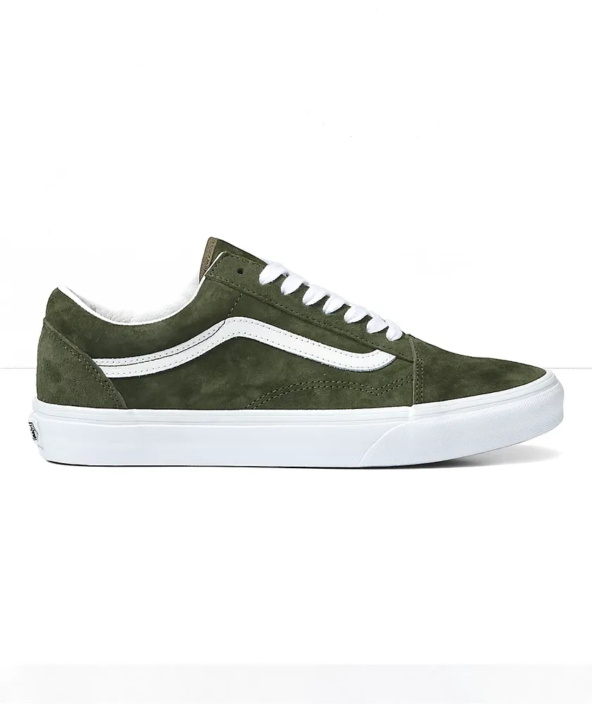 Vans Old Skool Grape Leaf Pig Suede Skate Shoes