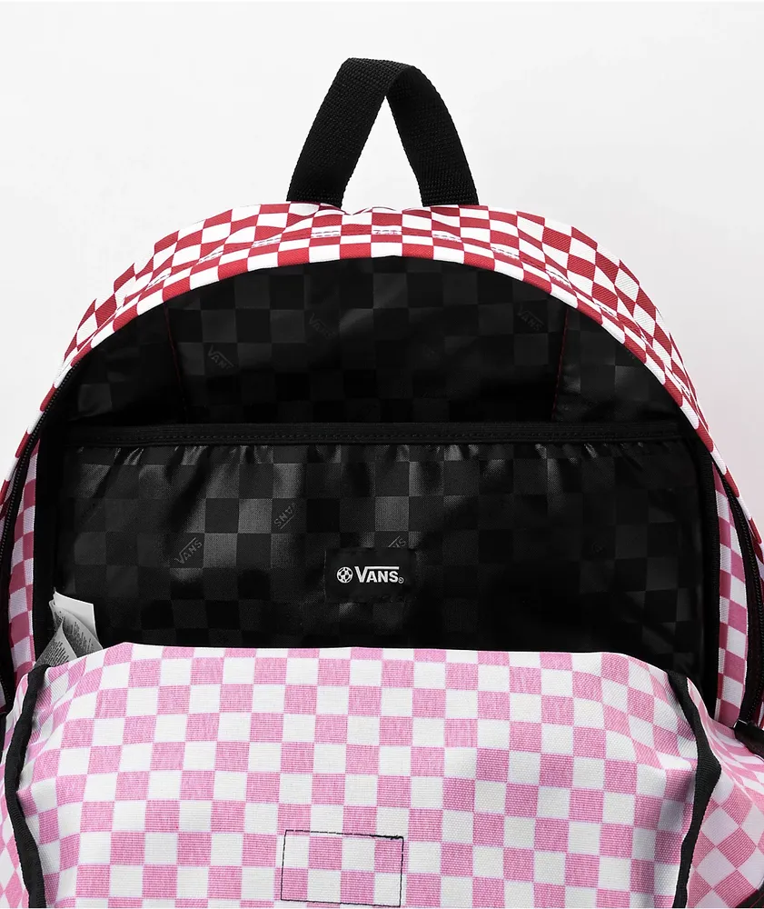 Vans Old Skool H2O Red Checkered Backpack 