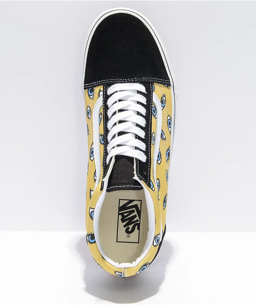 Vans Old Skool V Black & White Skate Shoes