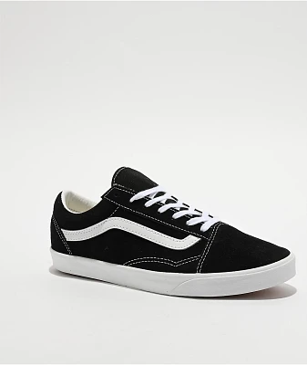 Vans Old Skool Lowpro Black & White Skate Shoes