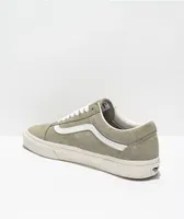 Vans Old Skool Moss Grey & Snow White Skate Shoes