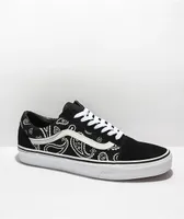 Vans Old Skool Peace & Paisley Black Skate Shoes