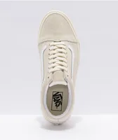 Vans Old Skool Pig Suede Marshmallow White Skate Shoes