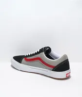 Vans Old Skool Pro BMX Black, Grey, & Red Shoes