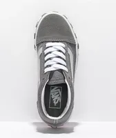 Vans Old Skool Reflective Frost Grey Skate Shoes