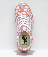 Vans Old Skool Stacked UV Peace Orange & White Platform Shoes