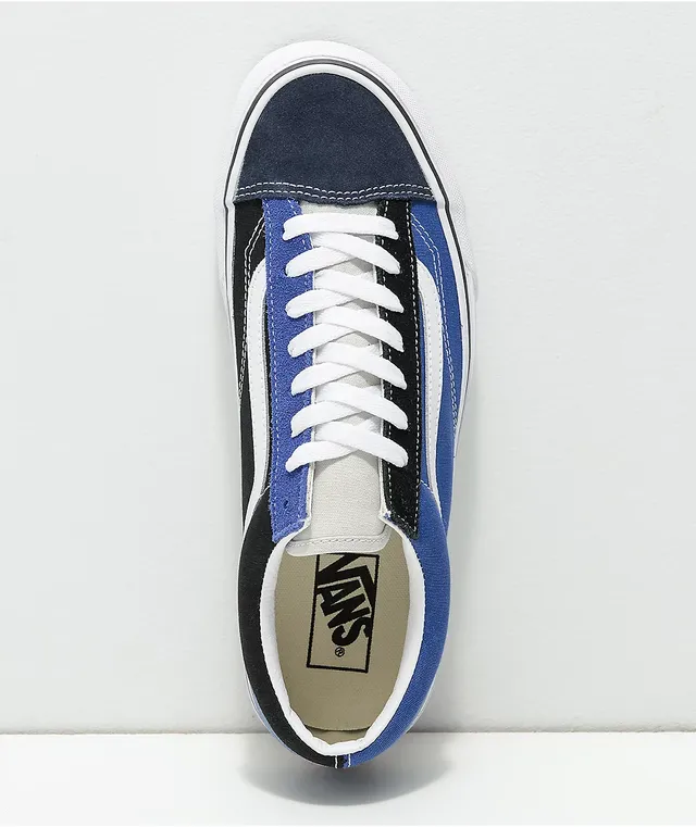 vans black and navy