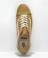 Vans Old Skool Tapered Eco Theory Mustard Gold & True White Skate Shoes