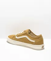 Vans Old Skool Tapered Eco Theory Mustard Gold & True White Skate Shoes