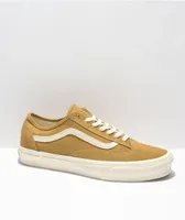 Vans Old Skool Tapered Eco Theory Mustard Gold & True White Skate Shoes