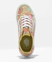 Vans Old Skool Tapered Psychedelic Resort Yellow Skate Shoes