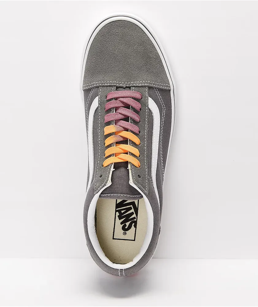 Vans Old Skool UV Dreams Pewter & White Skate Shoes