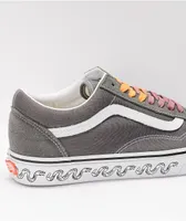 Vans Old Skool UV Dreams Pewter & White Skate Shoes