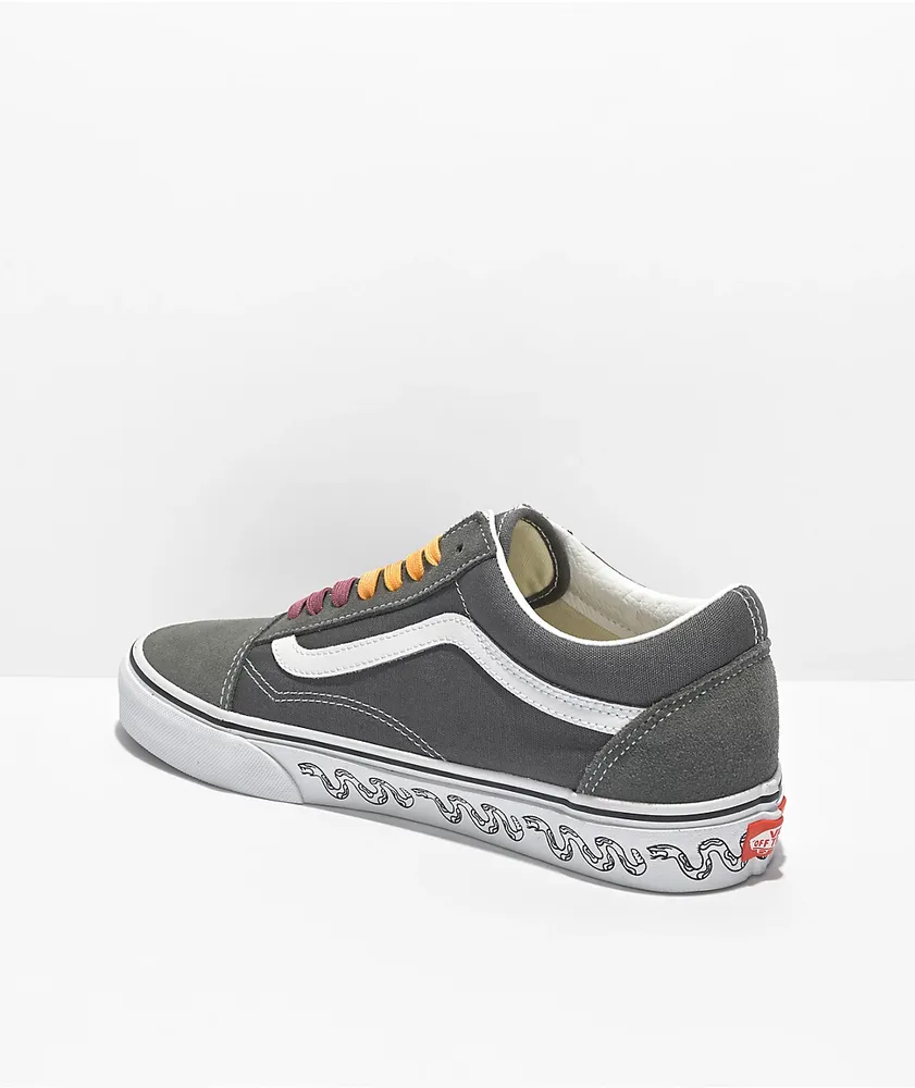 Vans Old Skool UV Dreams Pewter & White Skate Shoes