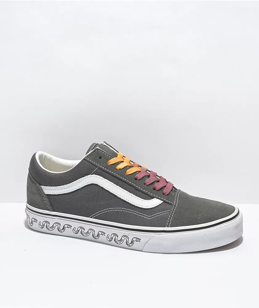 Vans Old Skool UV Dreams Pewter & White Skate Shoes