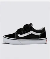 Vans Old Skool V Black & White Skate Shoes