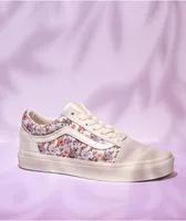 Vans Old Skool Vintage Floral White Skate Shoes