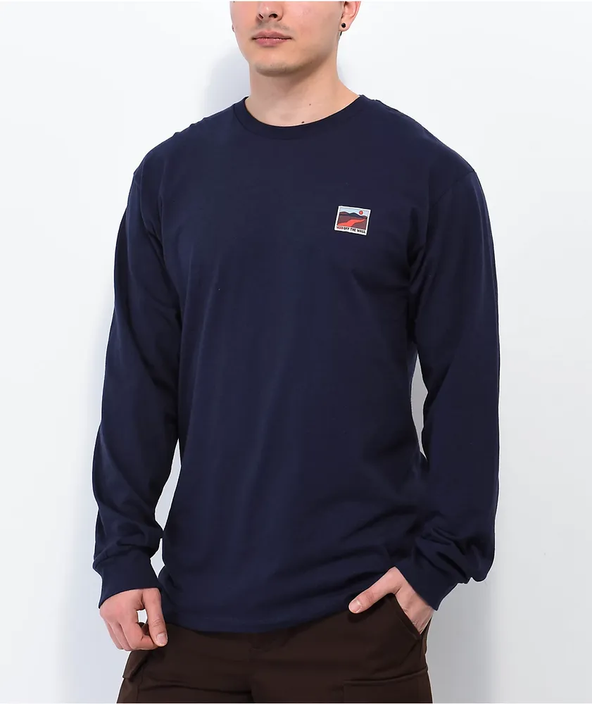 Vans Outdoor Club Navy Long Sleeve T-Shirt