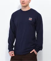 Vans Outdoor Club Navy Long Sleeve T-Shirt