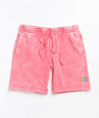 Vans Overlook Pink Wash Fleece Sweat Shorts