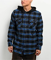 Vans Parkway II Black-True & Blue Hooded Flannel Shirt