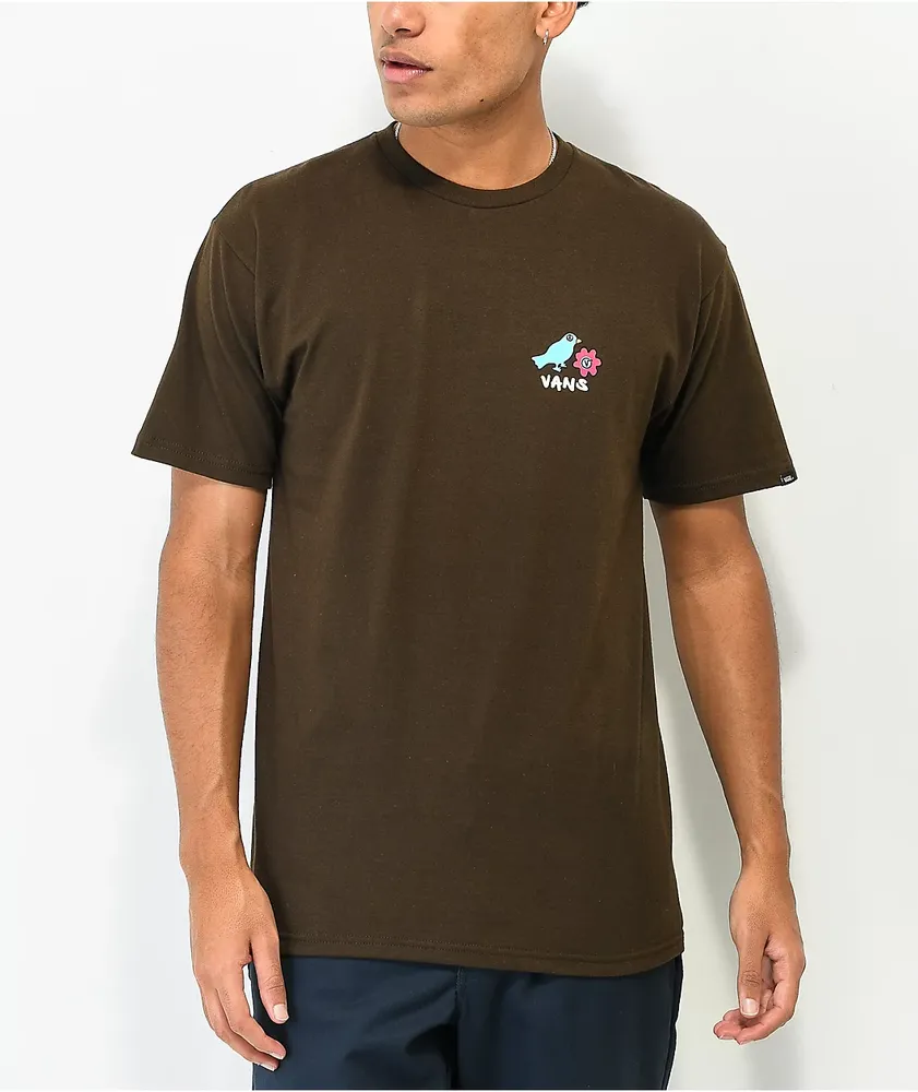 Vans Peace Eye View Brown T-Shirt