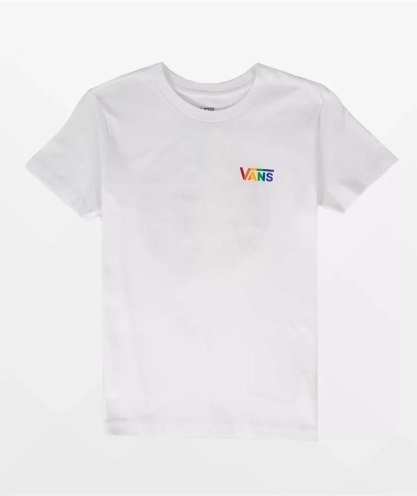 Vans Pride Prism Crew White T-Shirt