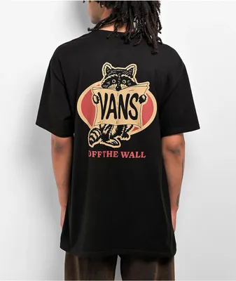 Vans Racoon Sign Black T-Shirt