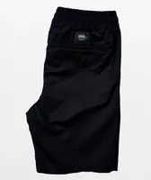 Vans Range Black Elastic Waist Shorts