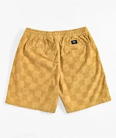 Vans Range Checkered Corduroy Tan Skate Shorts