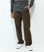 Vans Range Relaxed Brown Elastic Waist Pants