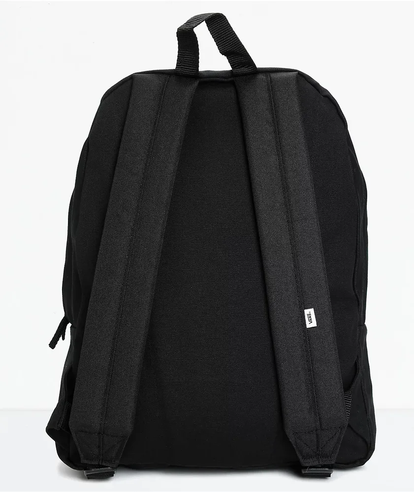 Vans Realm Black Canvas Backpack