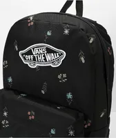 Vans Realm Black Rose Smoke Backpack