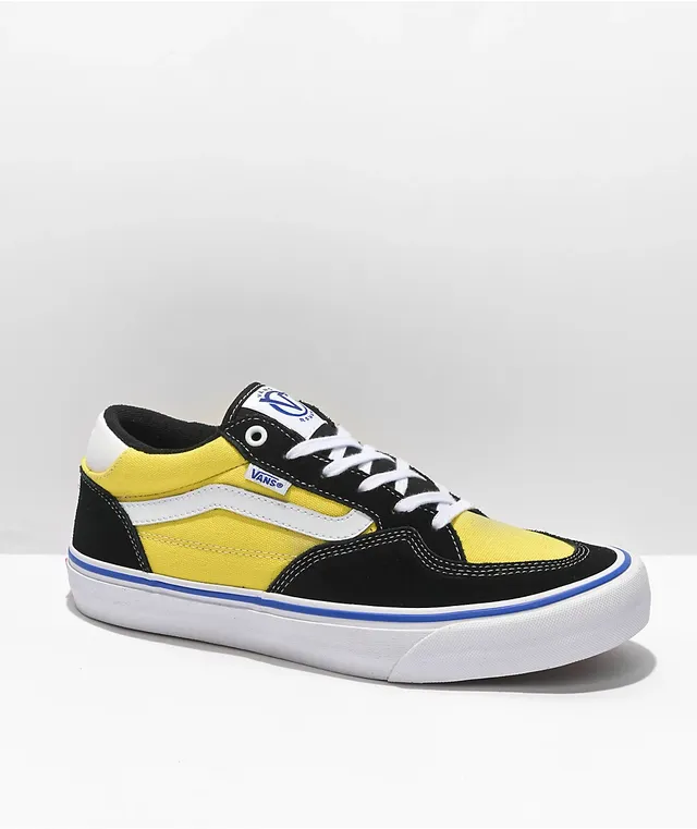 Vans Skate Rowan Dark Green & Yellow Skate Shoes