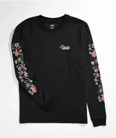 Vans Safety Pinz Black Long Sleeve T-Shirt