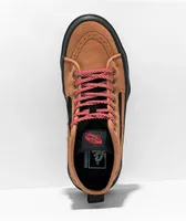 Vans Sentry Sk8-Hi WC Hiker Suede Brown Shoes