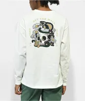 Vans Serpent Fields Cream Long Sleeve T-Shirt