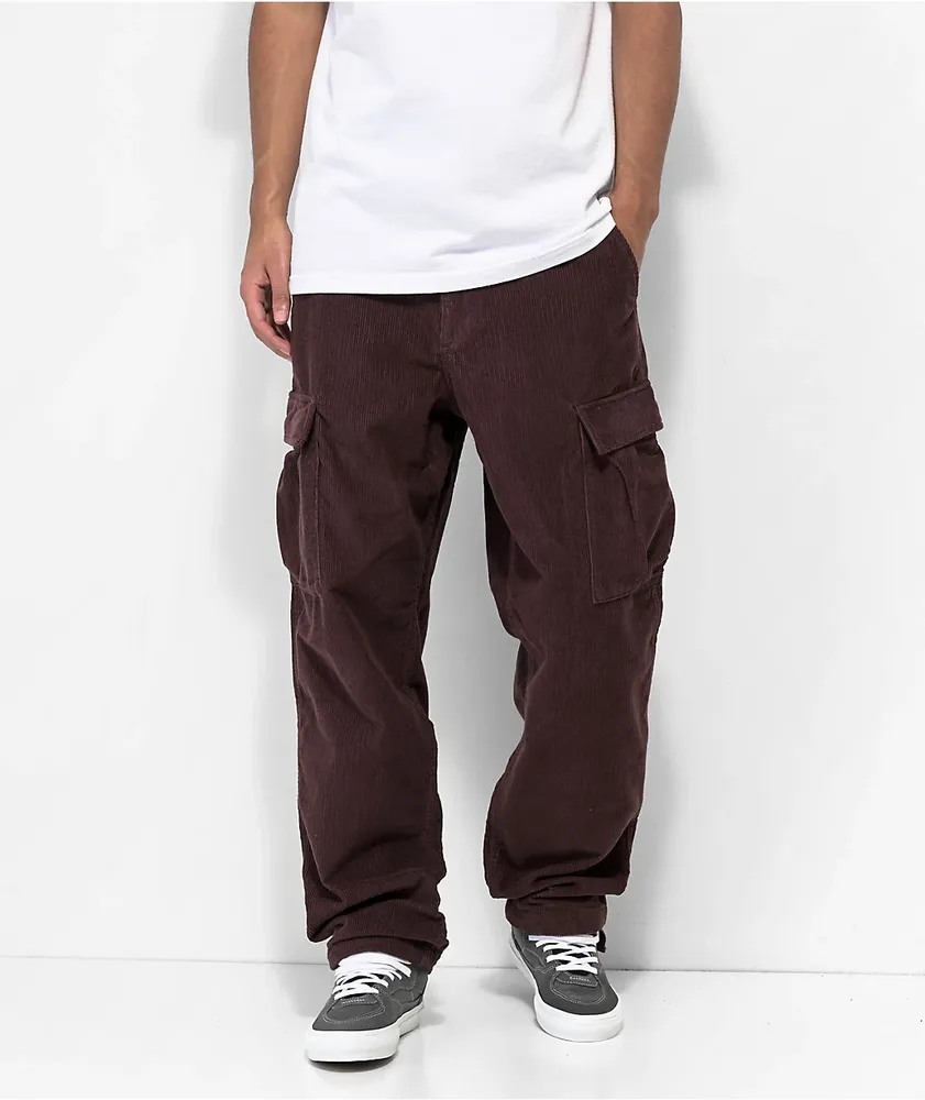 Vans drawstring cargo pants in khaki, ASOS