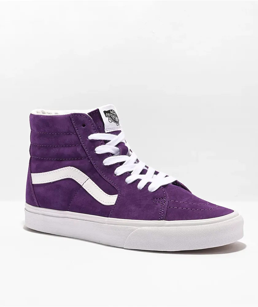 Vans Sk8-Hi Acai Pig Suede Skate Shoes